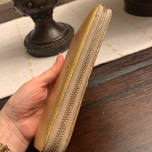 Kate Spade Gold Wallet - Picture 9 of 17